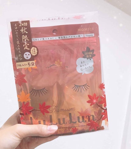 フェイスマスク 紅葉 プレミアムルルルン 2018/ルルルン/シートマスク・パックを使ったクチコミ(1枚目)