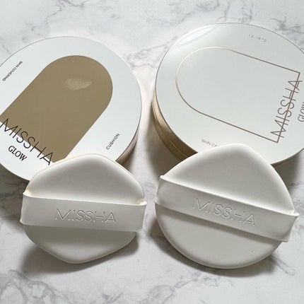 グロウ クッション〈カバータイプ〉 No.21N 明るい肌色/MISSHA/クッションファンデーションを使ったクチコミ(2枚目)