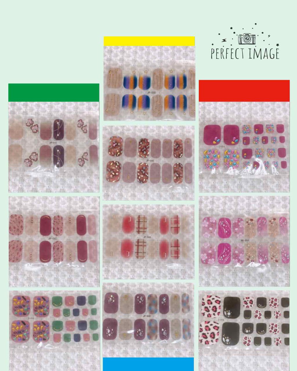 ネイルシール/Qoo10/ネイルシールを使ったクチコミ(2枚目)