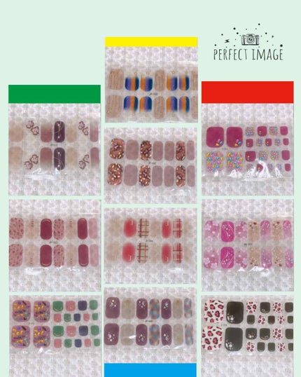 ネイルシール/Qoo10/ネイルシールを使ったクチコミ(2枚目)