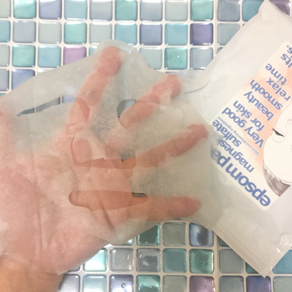 エプソムパック/sea crystals/シートマスク・パックを使ったクチコミ(3枚目)