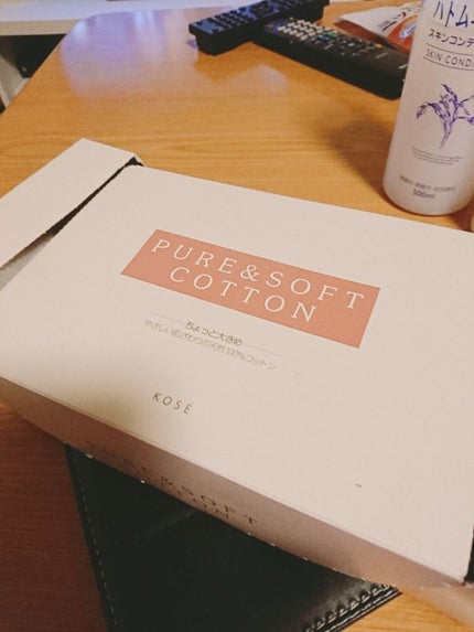 ピュア&ソフトコットン/コーセー/コットンを使ったクチコミ(2枚目)