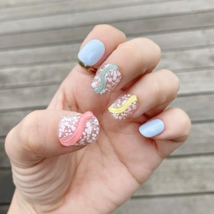 プチプライス カラージェル/Petit Price/ジェルネイルを使ったクチコミ(2枚目)