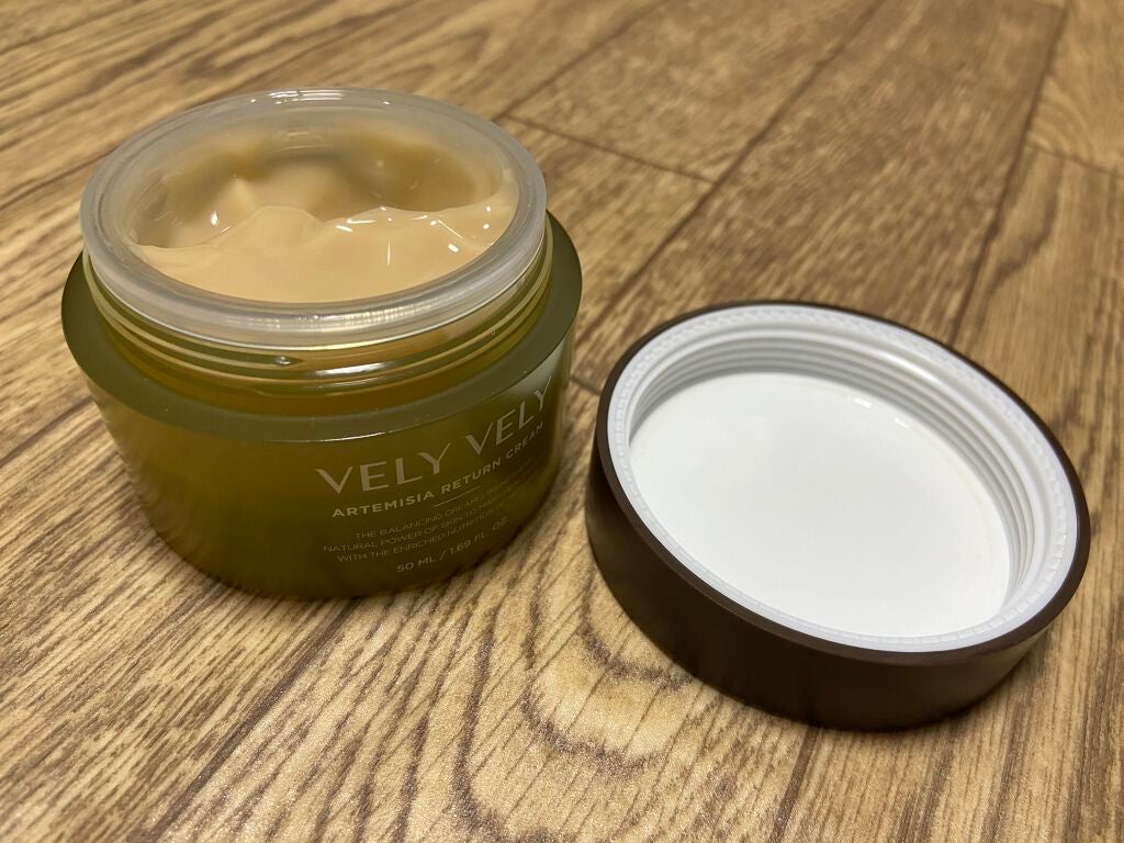 ヨモギリターンクリーム/VELY VELY/フェイスクリームを使ったクチコミ(3枚目)