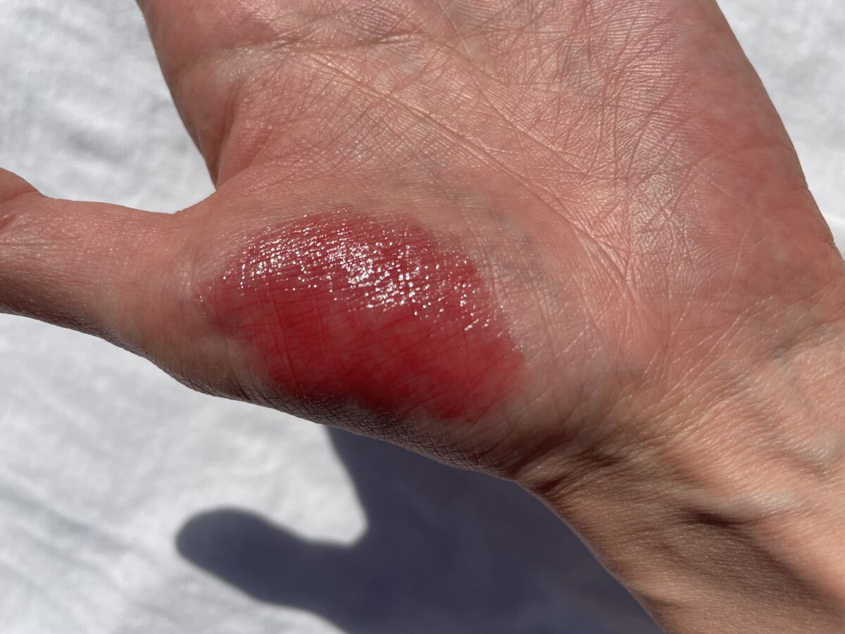 アンドバイロムアンド グラッシーバーム/&nd by rom&nd/口紅を使ったクチコミ（3枚目）