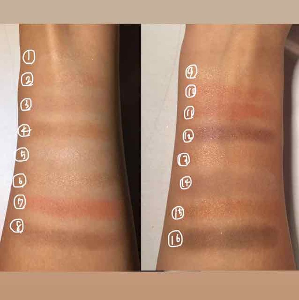 アイシャドウ メガパレット 01 CHERRY MY CHERI/ロレアル パリ/アイシャドウパレットを使ったクチコミ（2枚目）