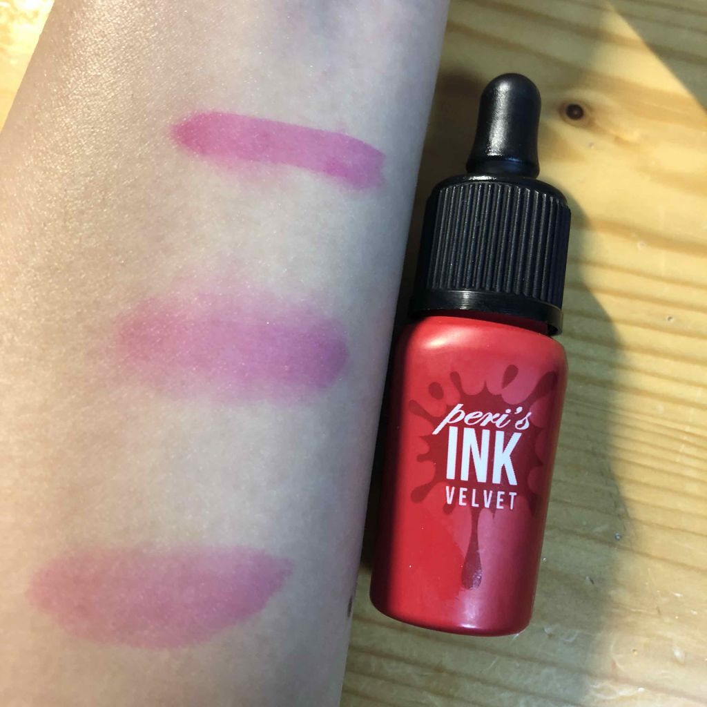 インク ベルベット/PERIPERA/口紅を使ったクチコミ（3枚目）