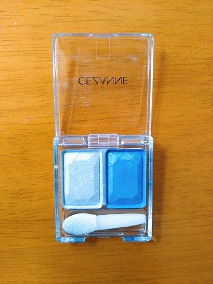 ツーカラー アイシャドウ ラメシリーズ/CEZANNE/アイシャドウパレットを使ったクチコミ(2枚目)