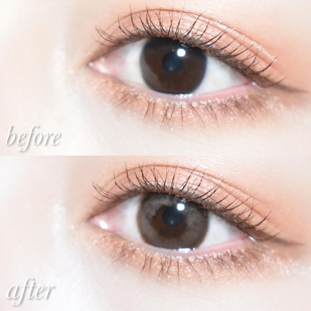 CHOCOLATO/THEPIEL/カラーコンタクトレンズを使ったクチコミ（3枚目）