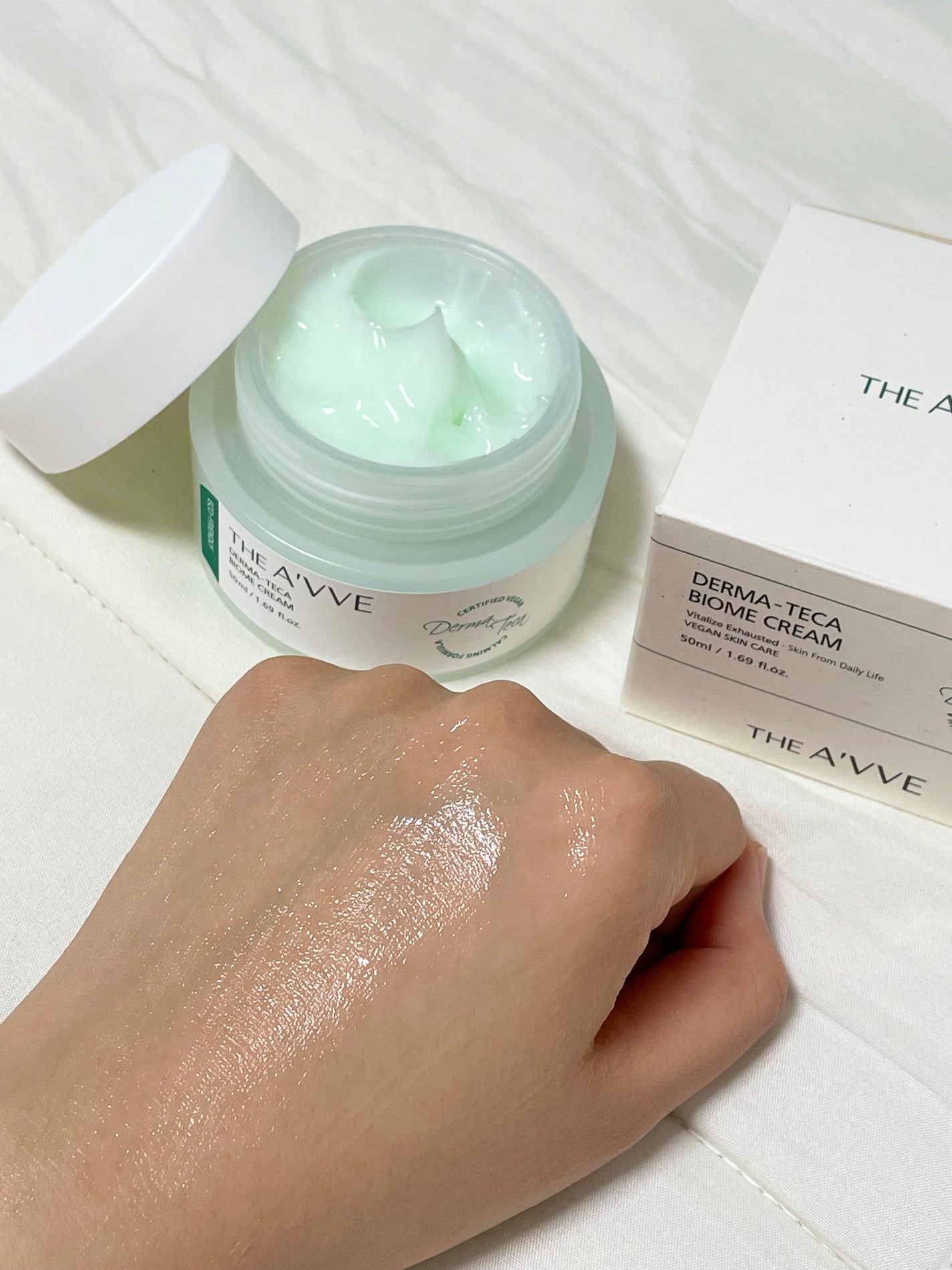 ダーマテカバイオームクリーム/THE A'VVE/フェイスクリームを使ったクチコミ(3枚目)