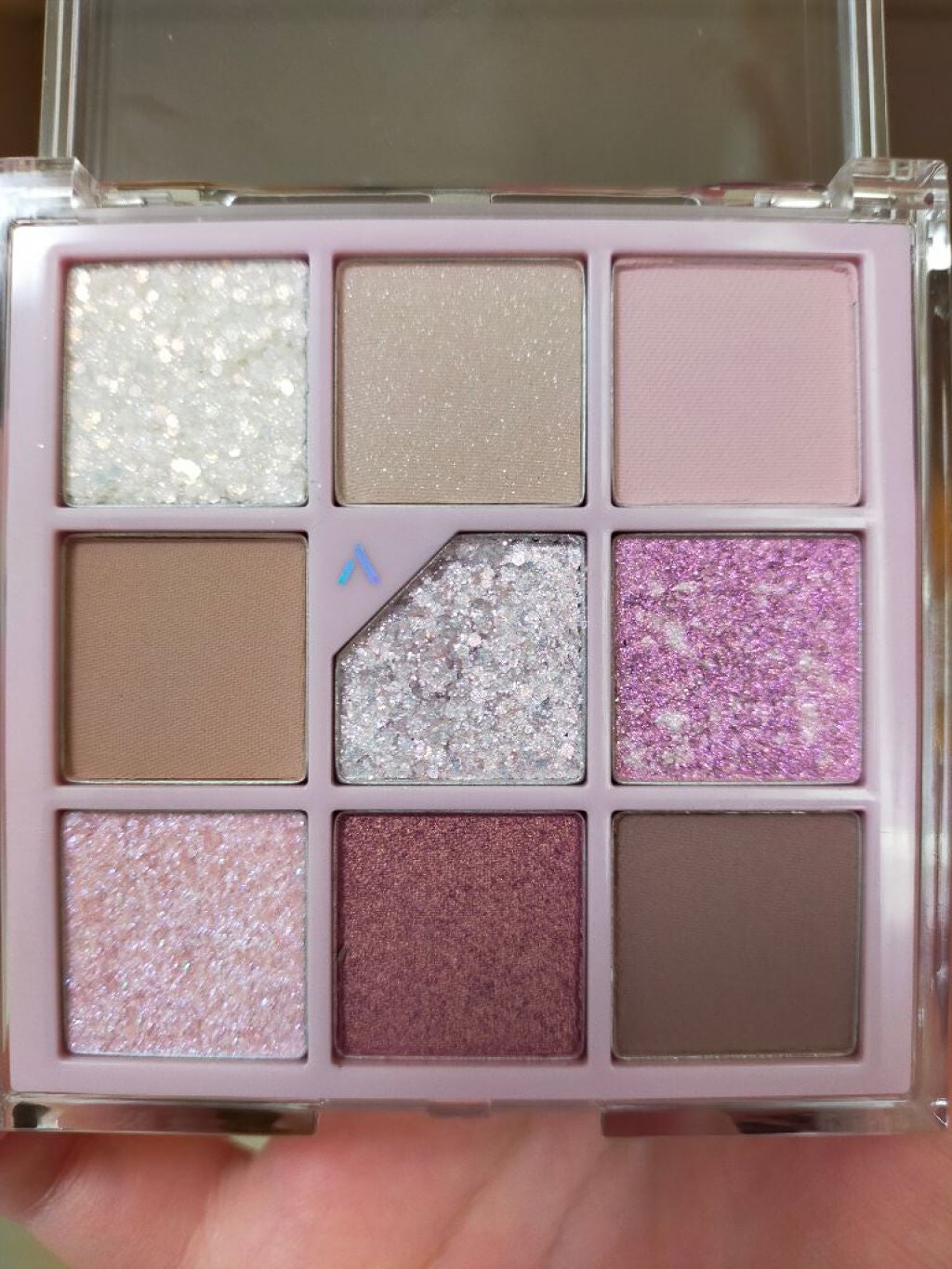 グリッターペディアアイパレット/unleashia/アイシャドウパレットを使ったクチコミ(3枚目)