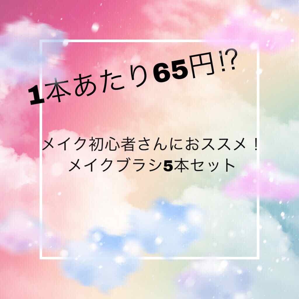 メイクブラシセット/3COINS/メイクブラシを使ったクチコミ（1枚目）