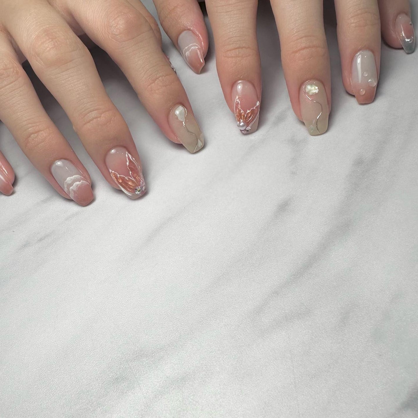 kanna on LIPS 「・・・𝕄𝕖𝕣𝕞𝕒𝕚𝕕𝕟𝕒𝕚𝕝🧜🏻♀️🪸🫧コーラルピンクとちゅ..」(3枚目)