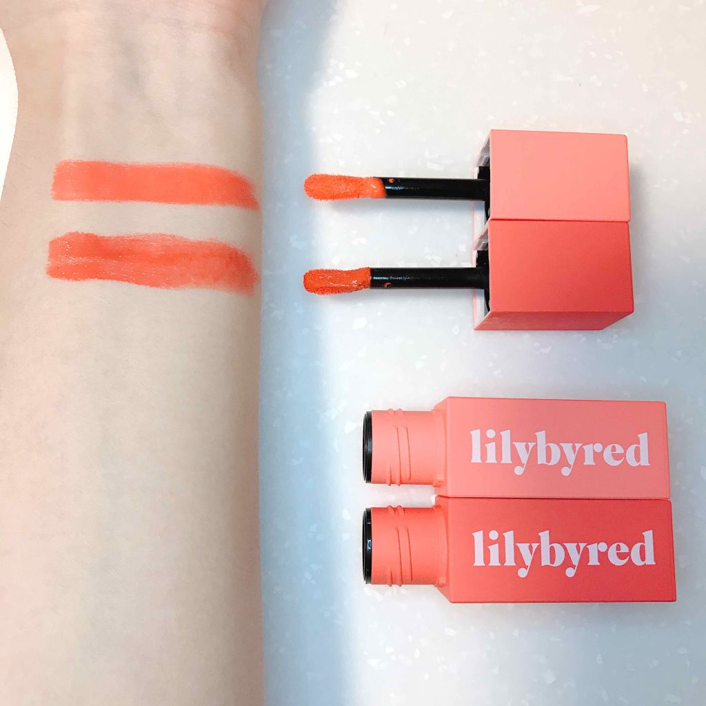 ブラッディライアー コーティングティント/lilybyred/リップティントを使ったクチコミ(2枚目)