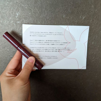 パーフェクトエクステンション マスカラ for カール/D-UP/マスカラを使ったクチコミ(1枚目)