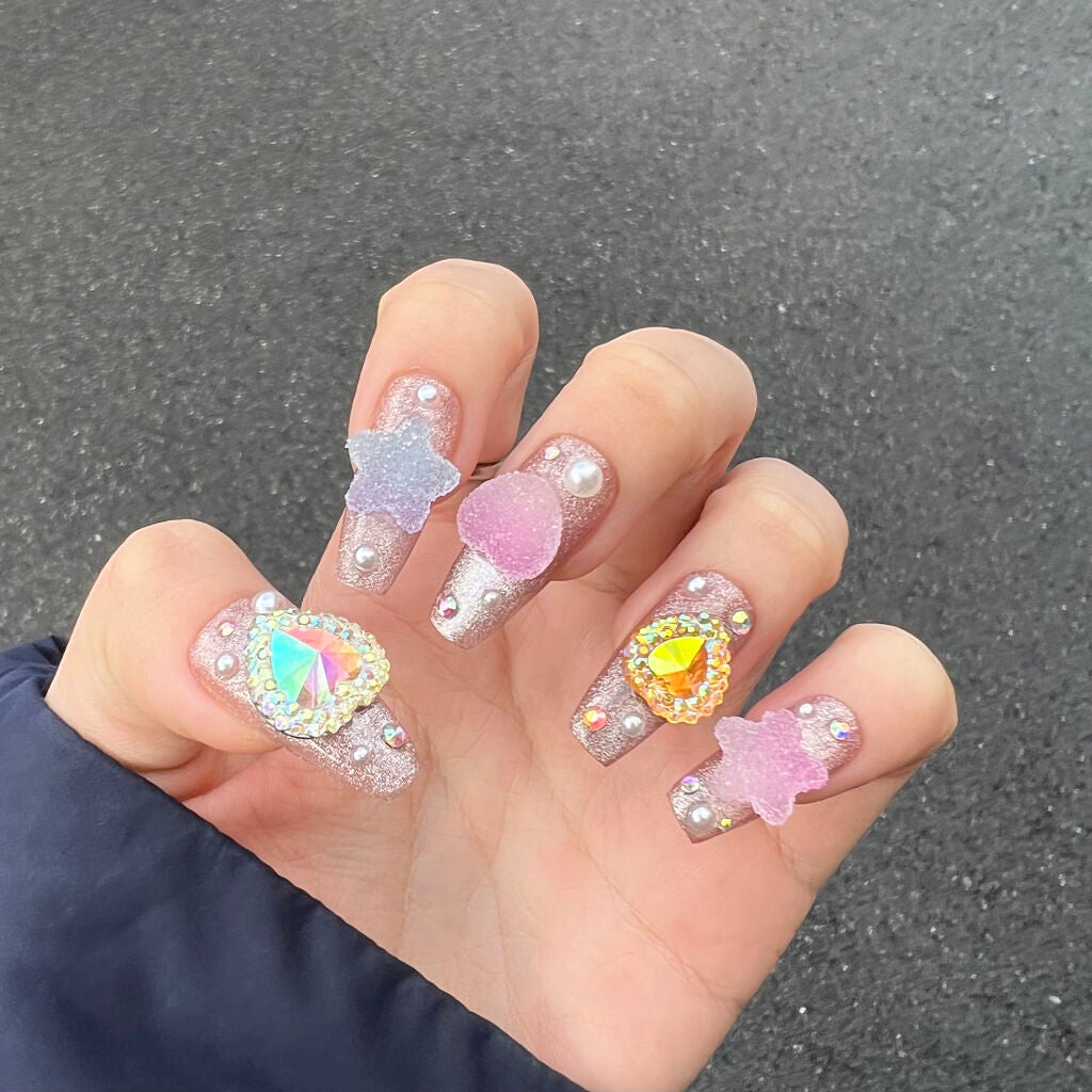 ネイルチップ/DAISO/ネイルチップ・パーツを使ったクチコミ(2枚目)