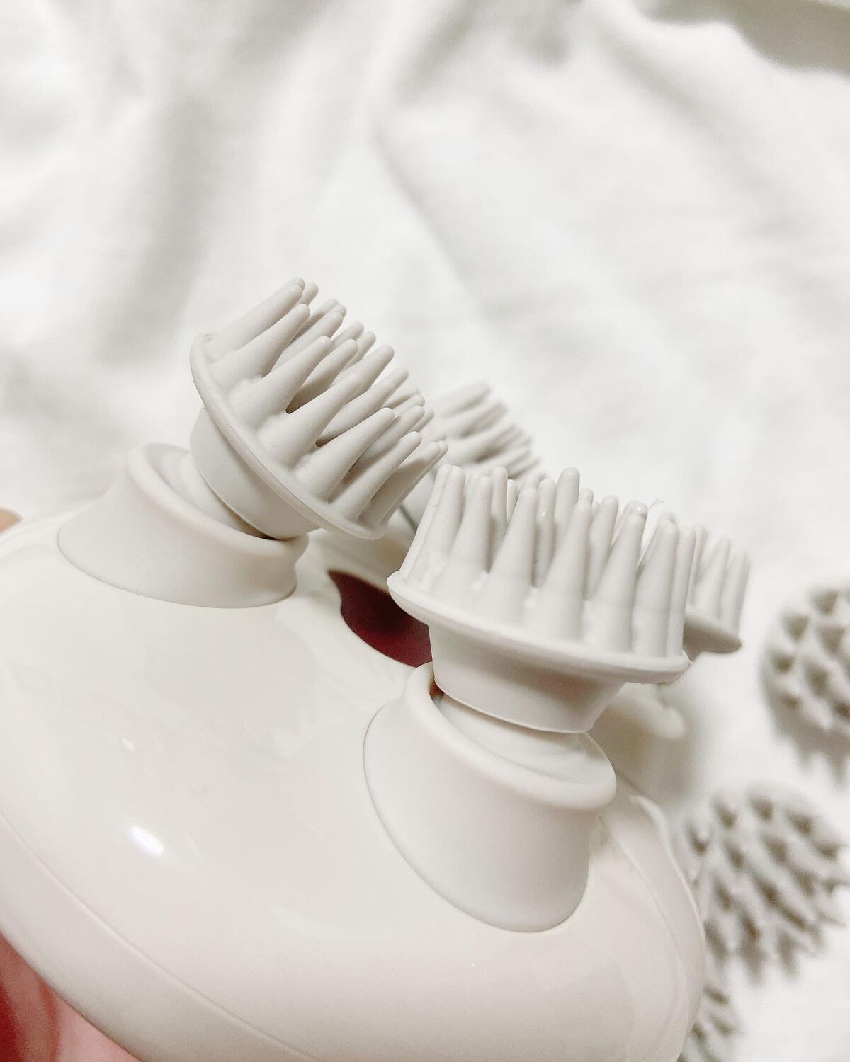 ヘッドスパ 電動頭皮ブラシ/yete/ヘッドマッサージャーを使ったクチコミ(7枚目)