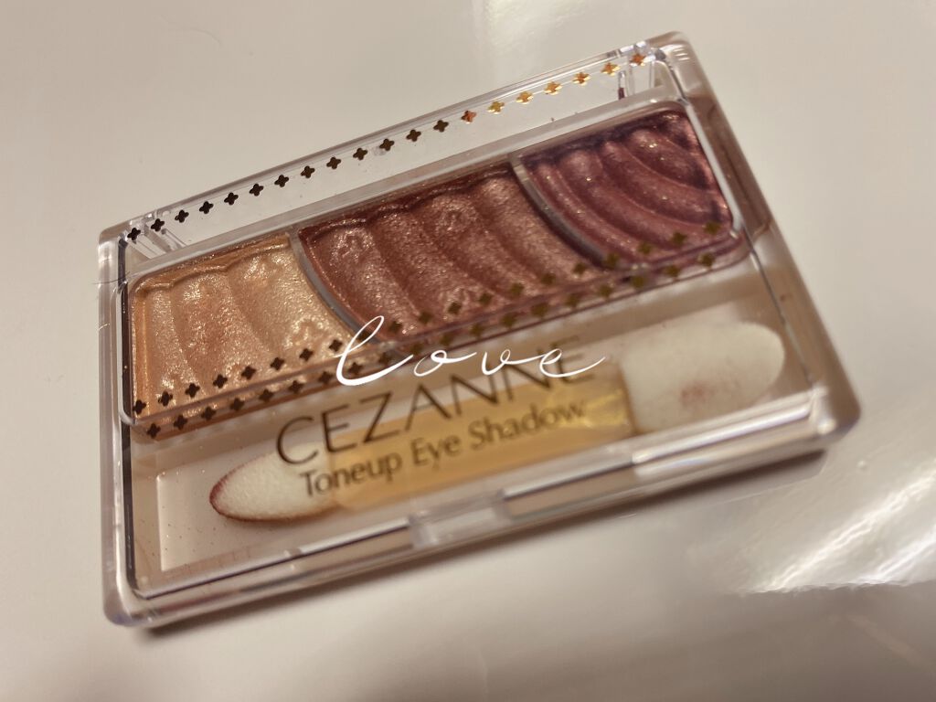 トーンアップアイシャドウ/CEZANNE/アイシャドウパレットを使ったクチコミ(1枚目)