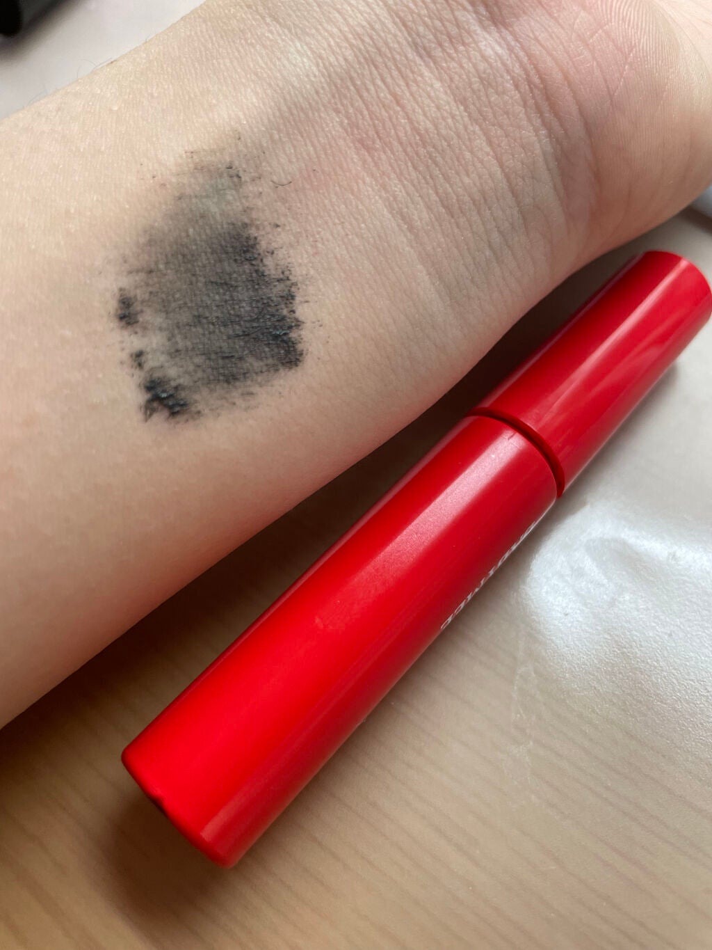 ニュアンスカラーマスカラ/BABYMEE/マスカラを使ったクチコミ(4枚目)