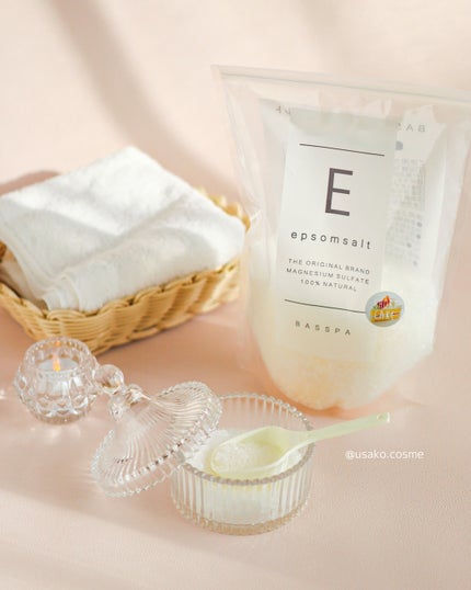 BASSPA エプソムソルト ショートケーキ/BASSPA/無機塩系入浴剤を使ったクチコミ(4枚目)