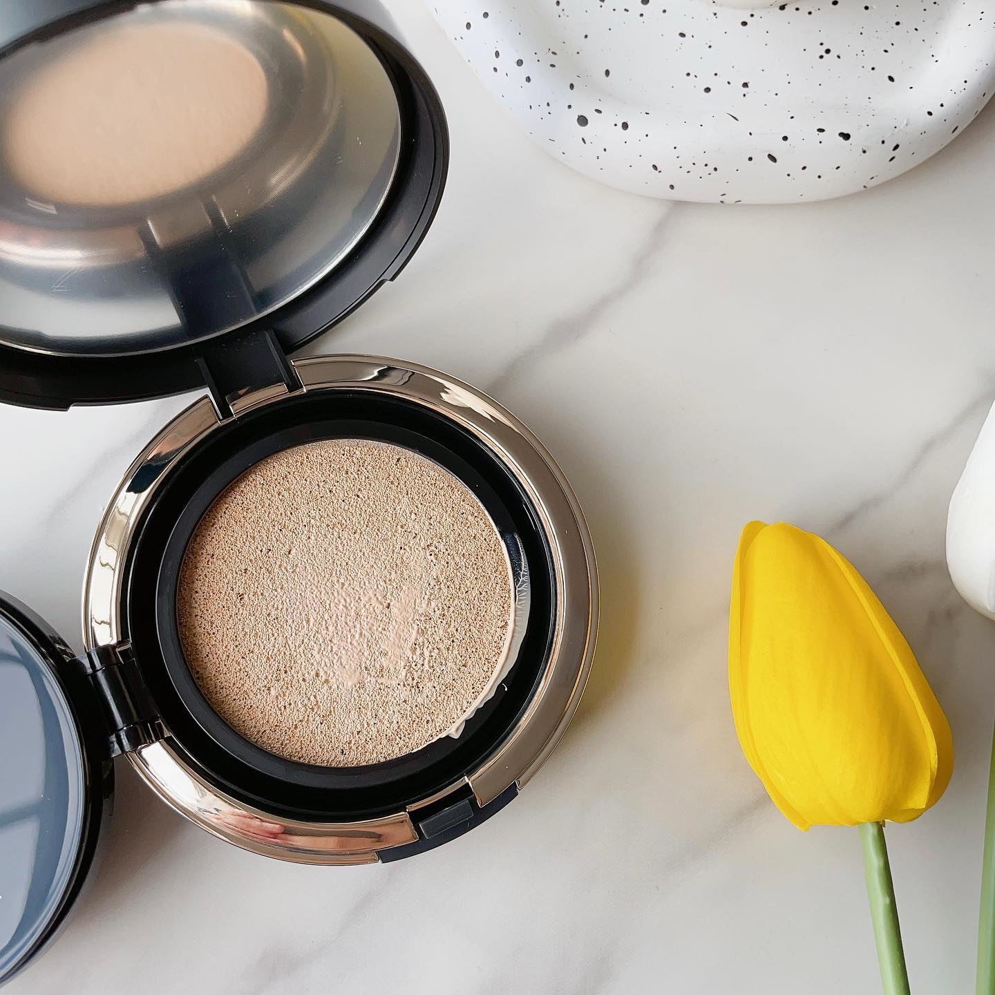 オリジナル ピュア セラム カバーアップ クッション/bareMinerals/クッションファンデーションを使ったクチコミ（2枚目）