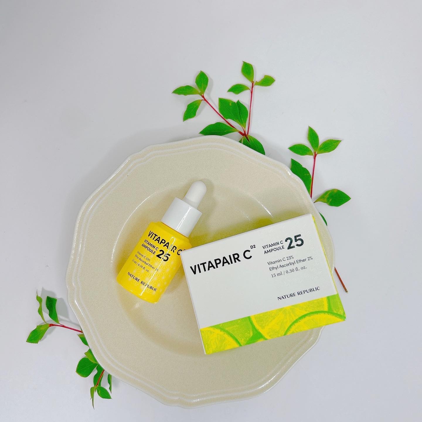 ビタペアC ビタミンC25アンプル/ネイチャーリパブリック/美容液を使ったクチコミ（1枚目）