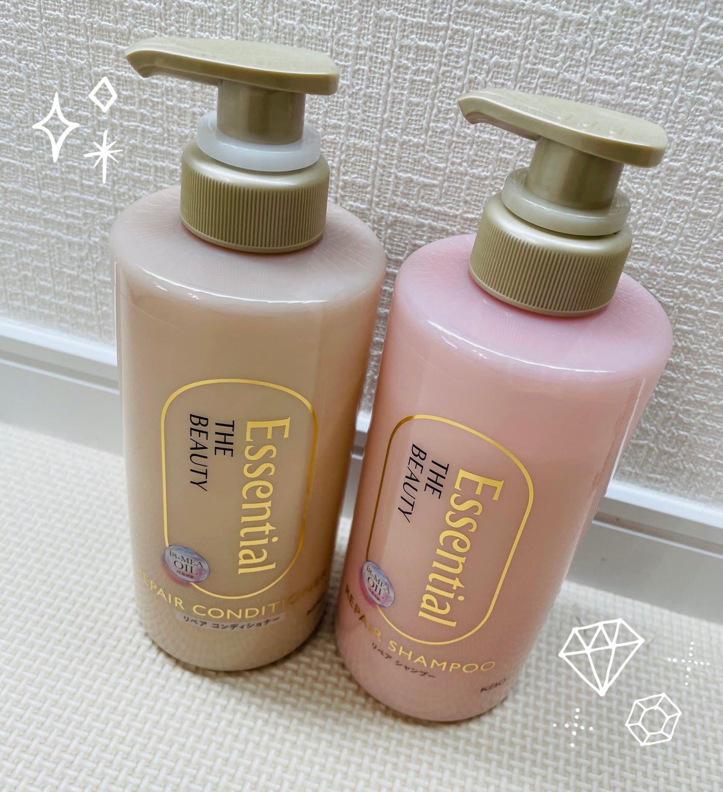 ザビューティ リペアシャンプー・コンディショナー/エッセンシャル/市販シャンプーを使ったクチコミ(1枚目)