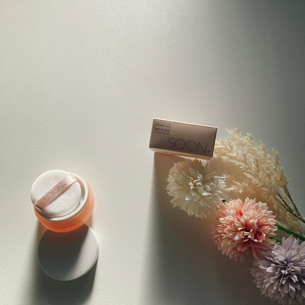 SOON+ プロバイオティクスミューンパウダー/soon+/ルースパウダーを使ったクチコミ(4枚目)