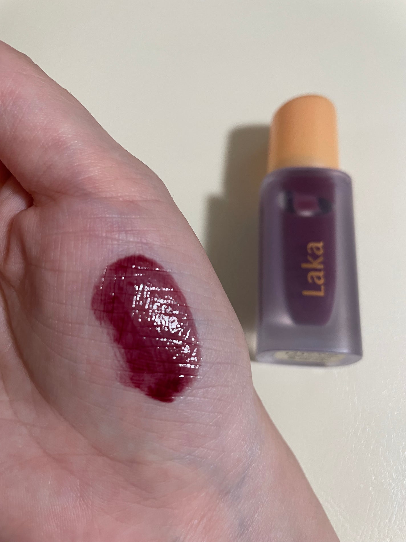 フルーティーグラムティント/Laka/リップティントを使ったクチコミ(2枚目)