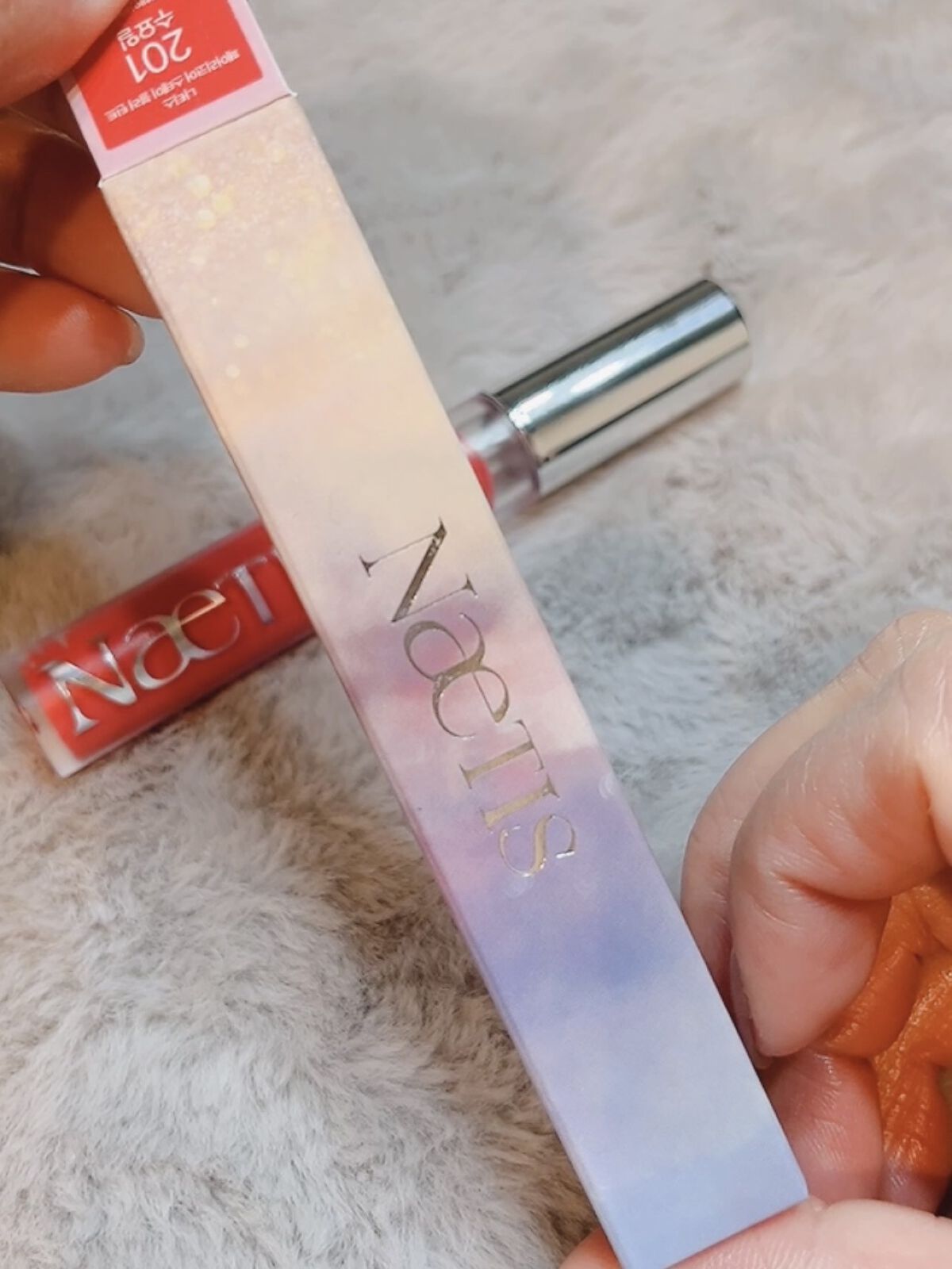 フェアリーコアステイブラーベルベットティント/NaeTIS/リップティントを使ったクチコミ（2枚目）