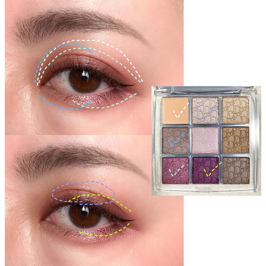 ディオール バックステージ アイ パレット/Dior/アイシャドウパレットを使ったクチコミ(4枚目)