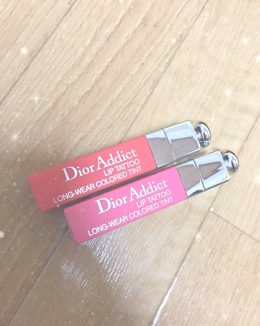 【旧】ディオール アディクト リップ ティント 551ウォーターメロン/Dior/リップグロスを使ったクチコミ（1枚目）