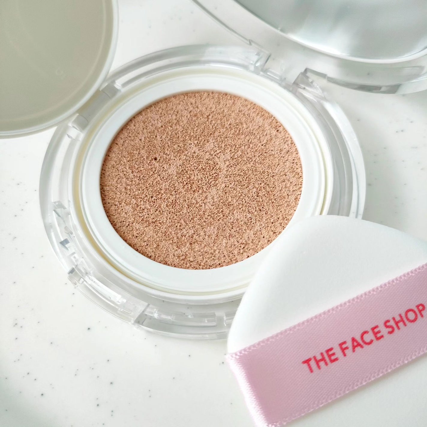 パステルクッションブラッシャー/THE FACE SHOP/パウダーチークを使ったクチコミ(3枚目)