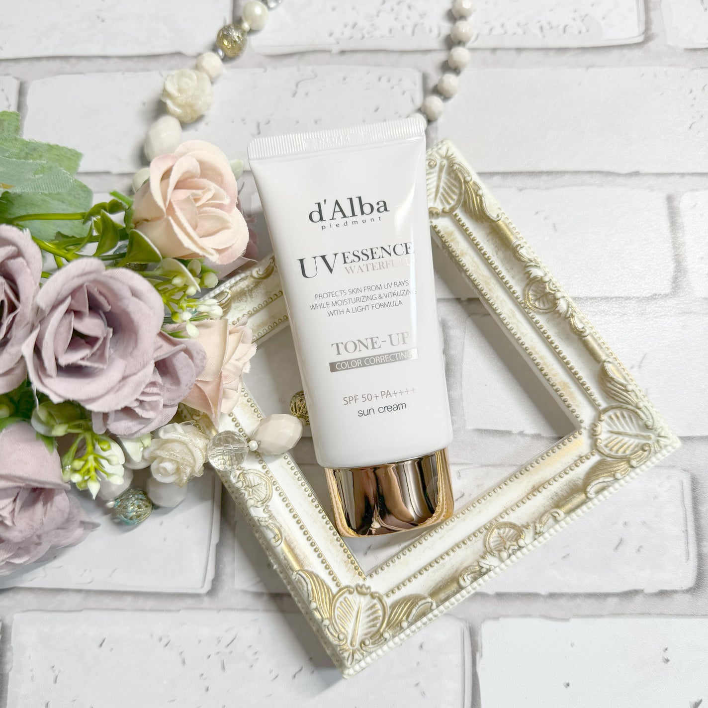 ウォータフルトーンアップサンクリーム/ダルバ/日焼け止めクリームを使ったクチコミ(3枚目)