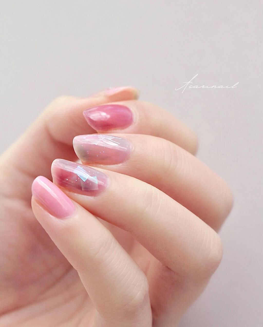 グロッシーコート/スキューズミー/オールインワンネイルを使ったクチコミ(4枚目)