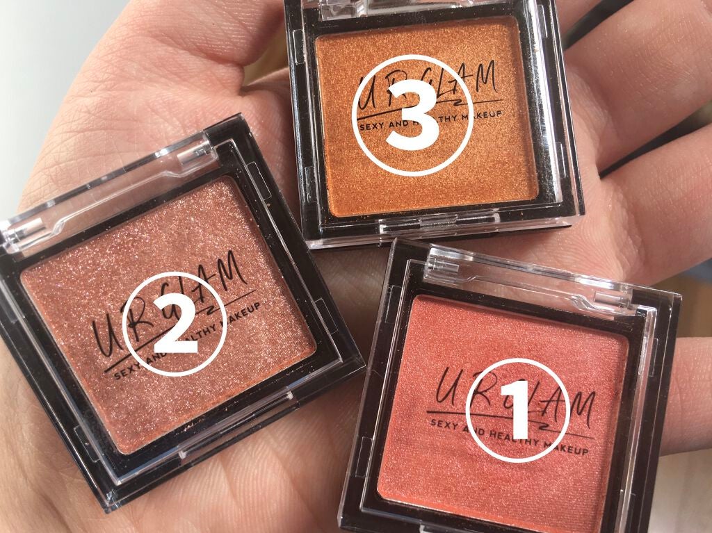 UR GLAM POWDER EYESHADOW/U R GLAM/単色アイシャドウを使ったクチコミ(3枚目)