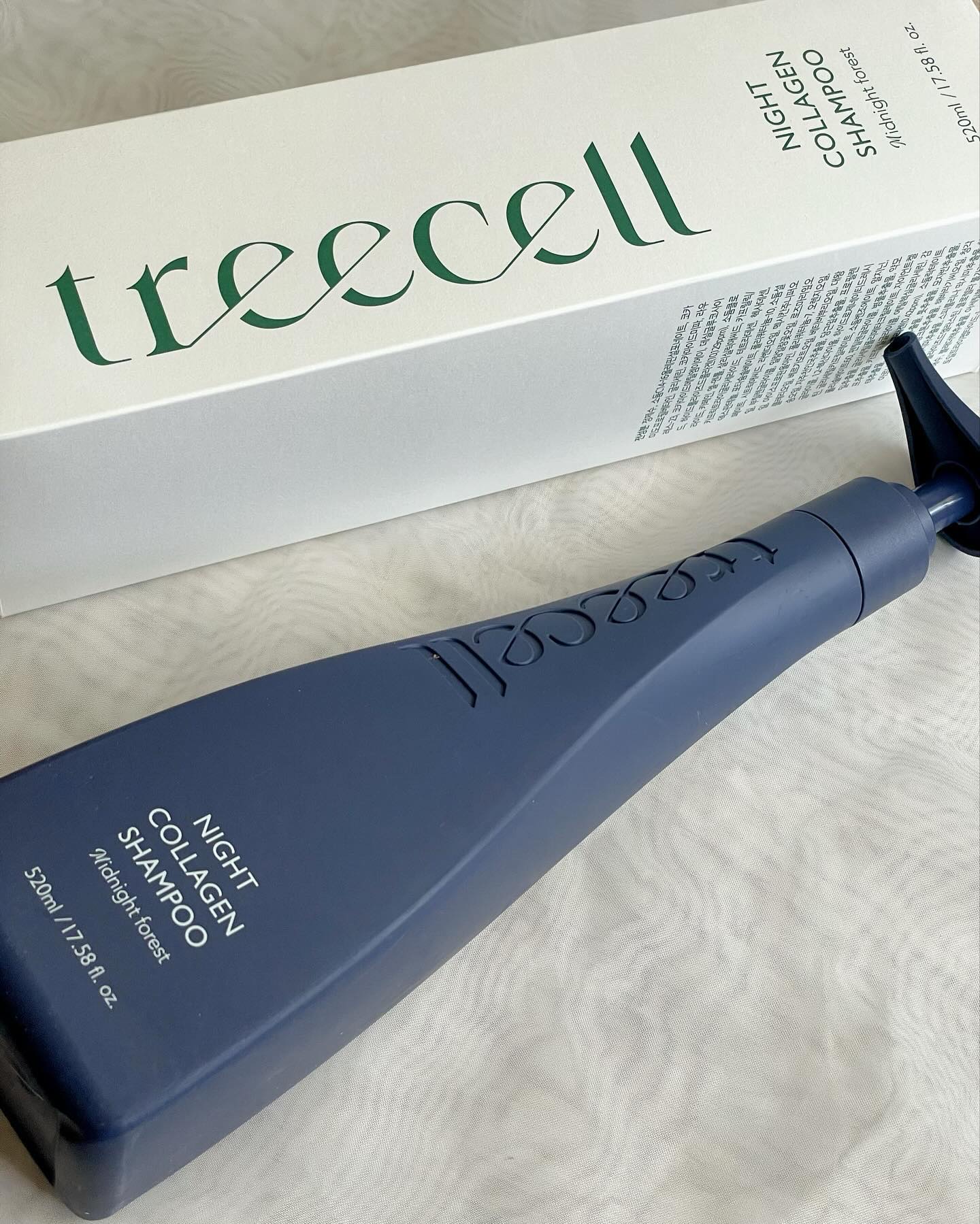 ナイトコラーゲンシャンプーミッドナイトフォレスト/treecell/市販シャンプーを使ったクチコミ（1枚目）