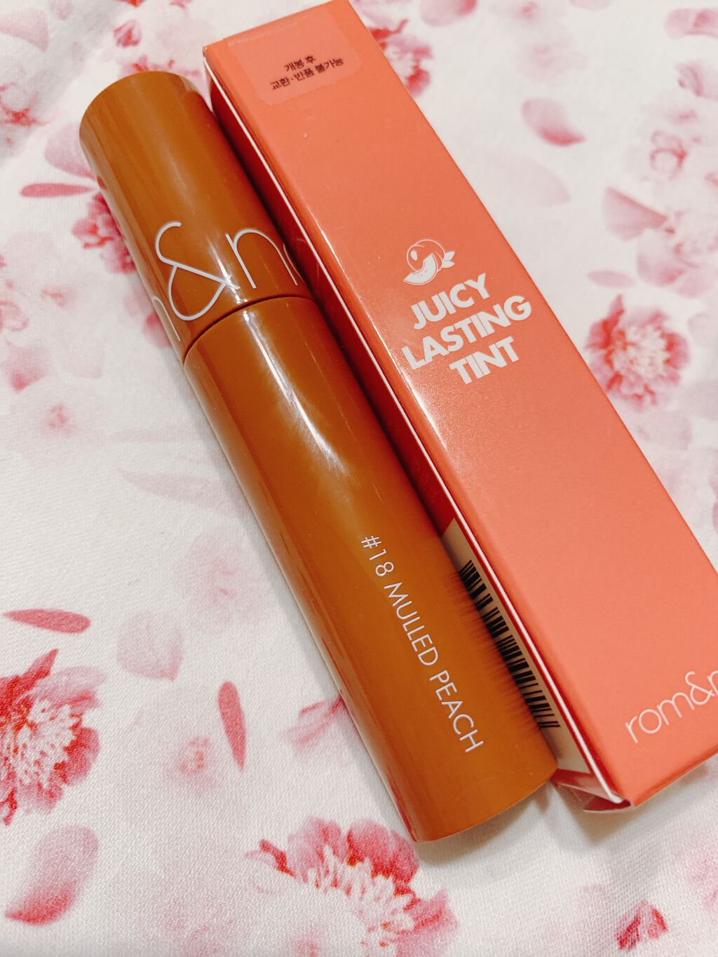 ジューシーラスティングティント/rom&nd/リップティントを使ったクチコミ（1枚目）