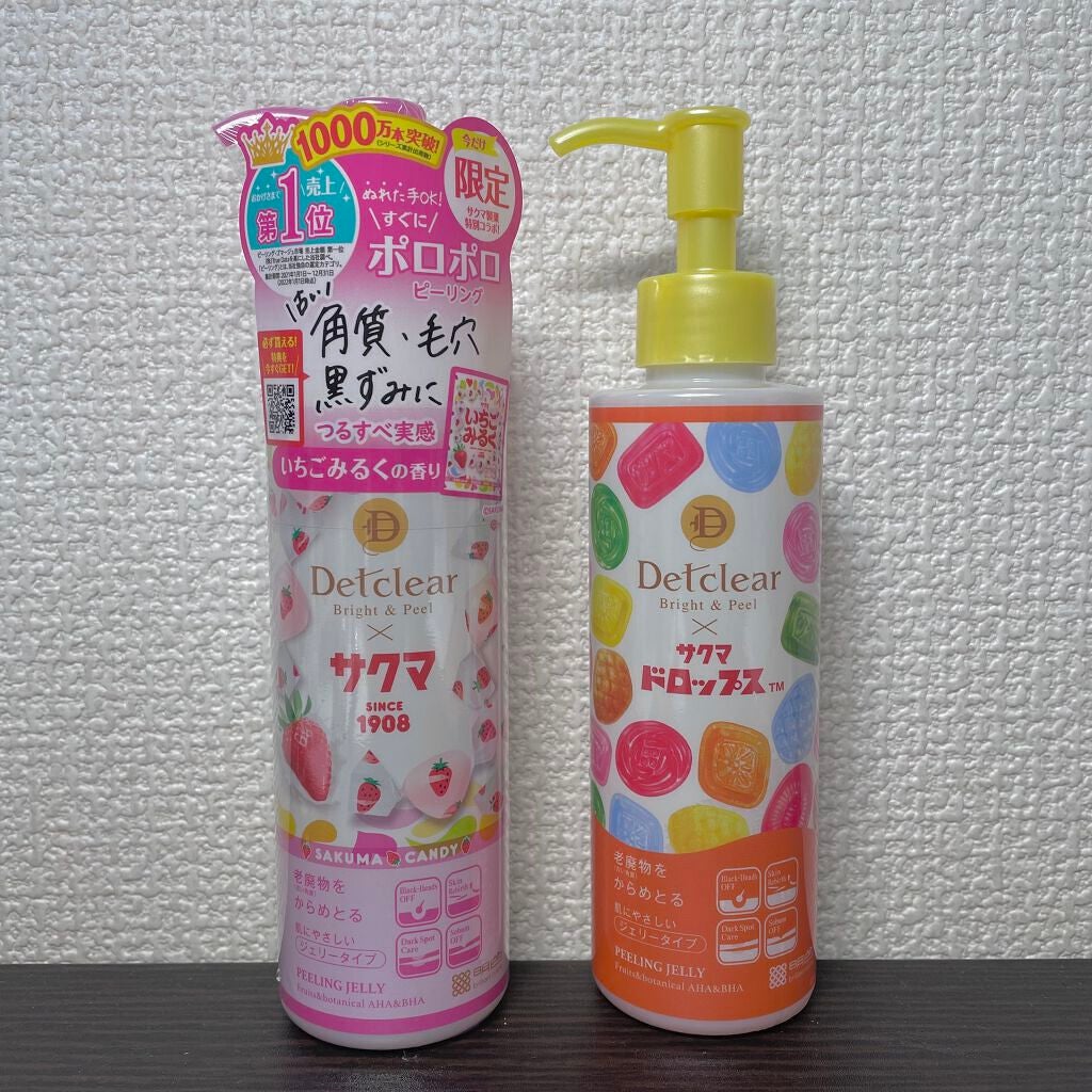 DETクリア ブライト&ピール ピーリングジェリー<ミックスフルーツの香り>/Detclear/ピーリングを使ったクチコミ(1枚目)