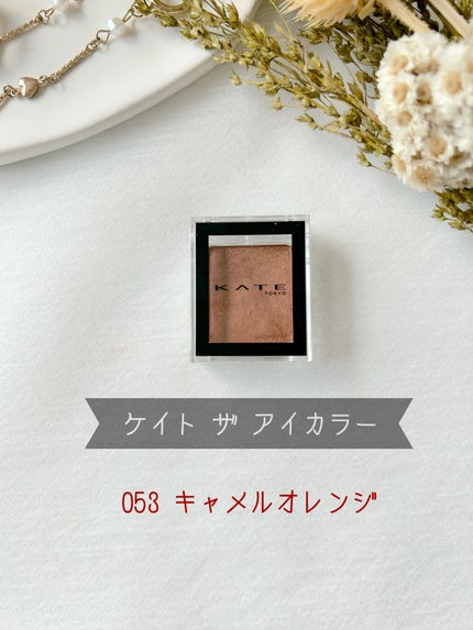 ケイト ザ アイカラー 053 キャメルオレンジ/KATE/単色アイシャドウの画像