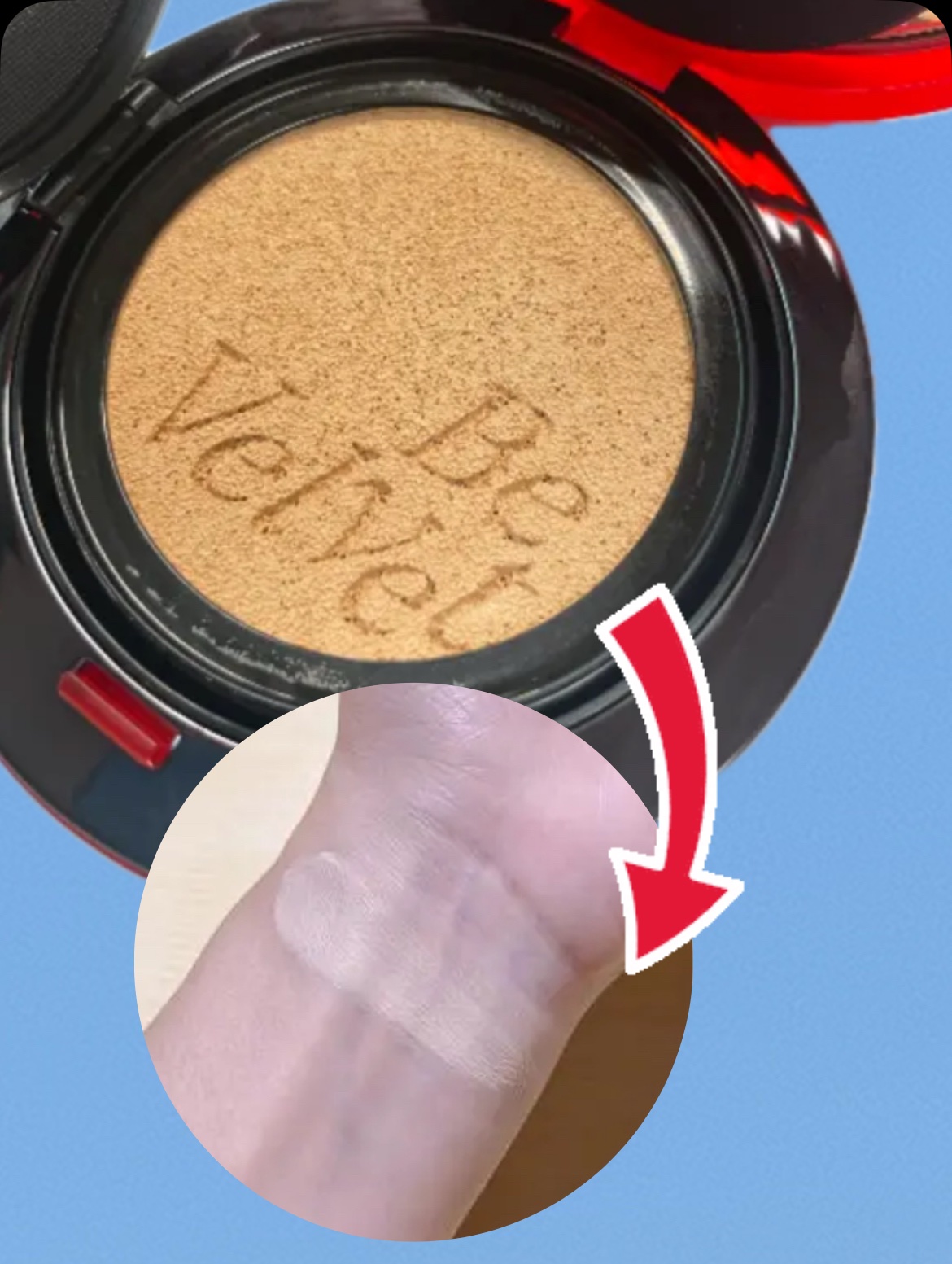 ビーベルベットカバークッション/espoir/クッションファンデーションを使ったクチコミ（3枚目）