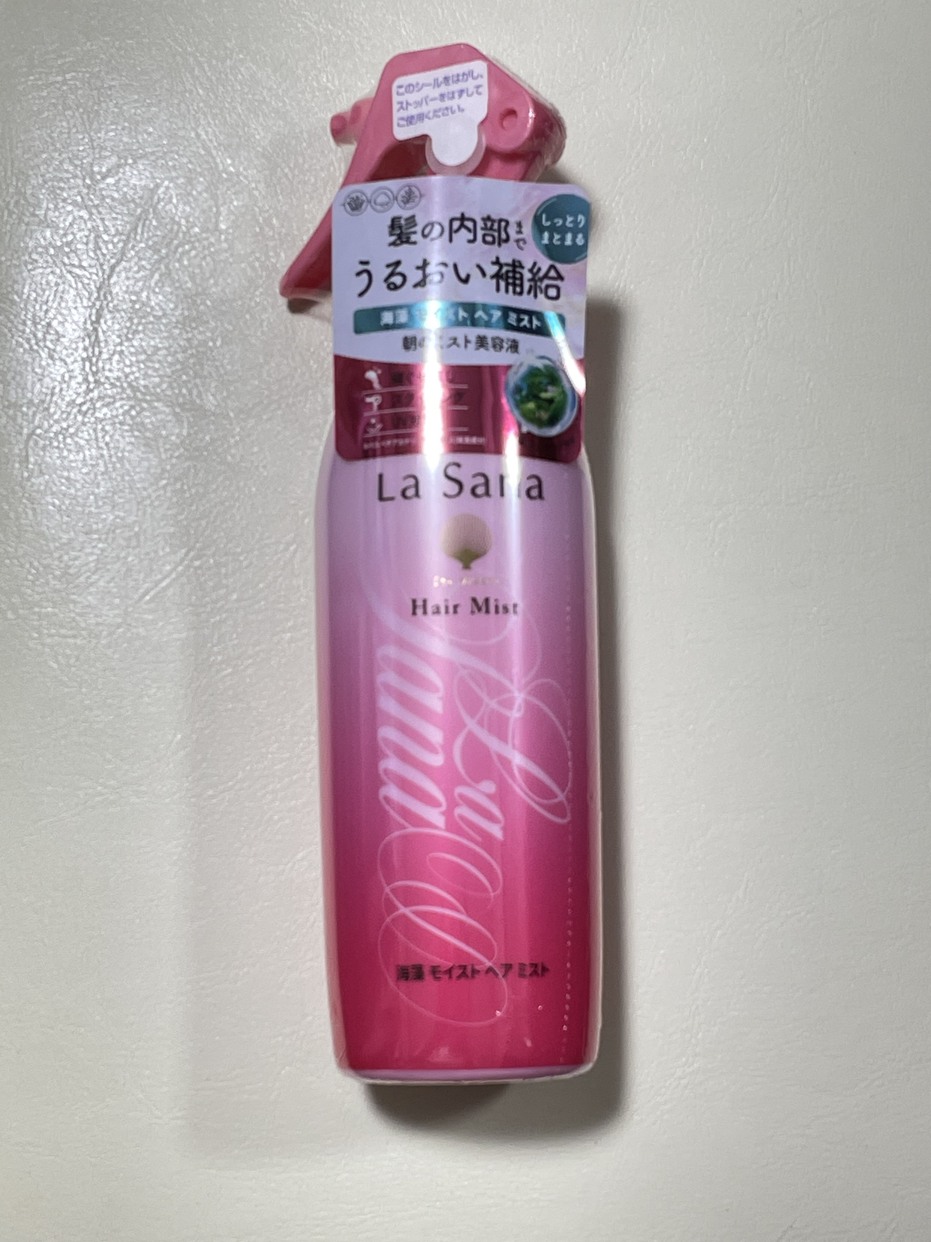 海藻 モイスト ヘア ミスト/ラサーナ/プレスタイリング・寝ぐせ直しを使ったクチコミ（1枚目）