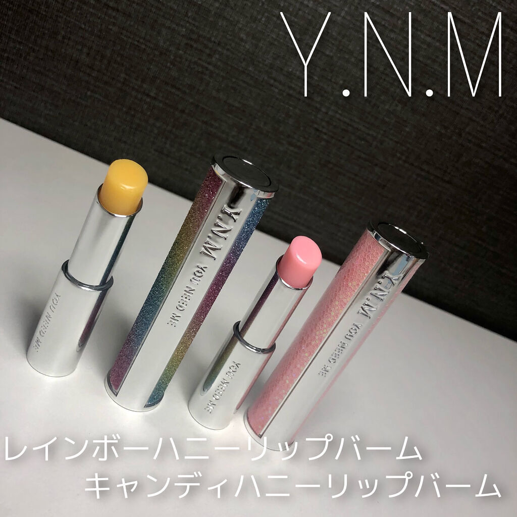 YNM  レインボーハニーリップバーム/YNM/リップバームを使ったクチコミ（1枚目）