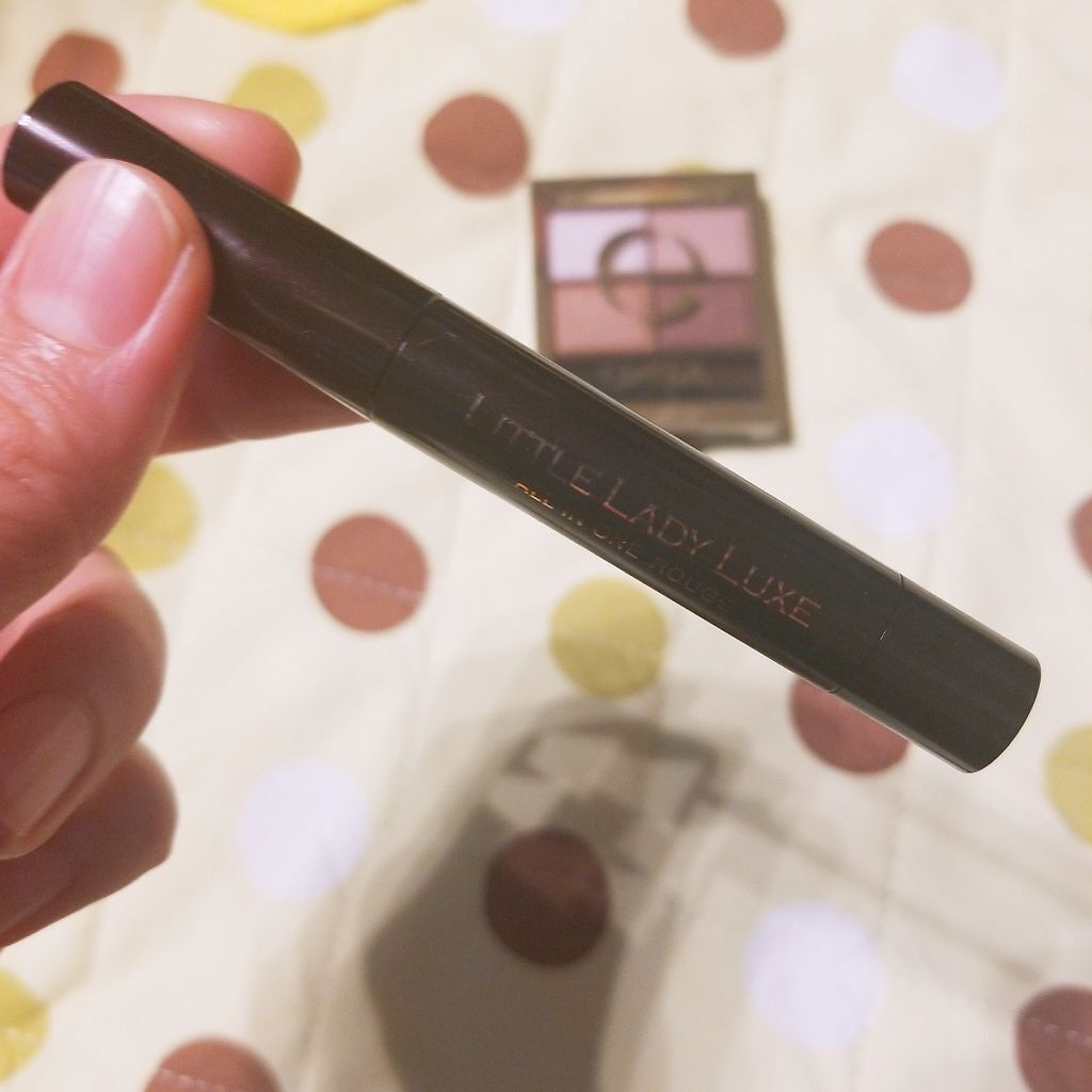 オールインワンルージュ 06 カシスレッド/リトルレディ リュクス/リップグロスを使ったクチコミ（2枚目）