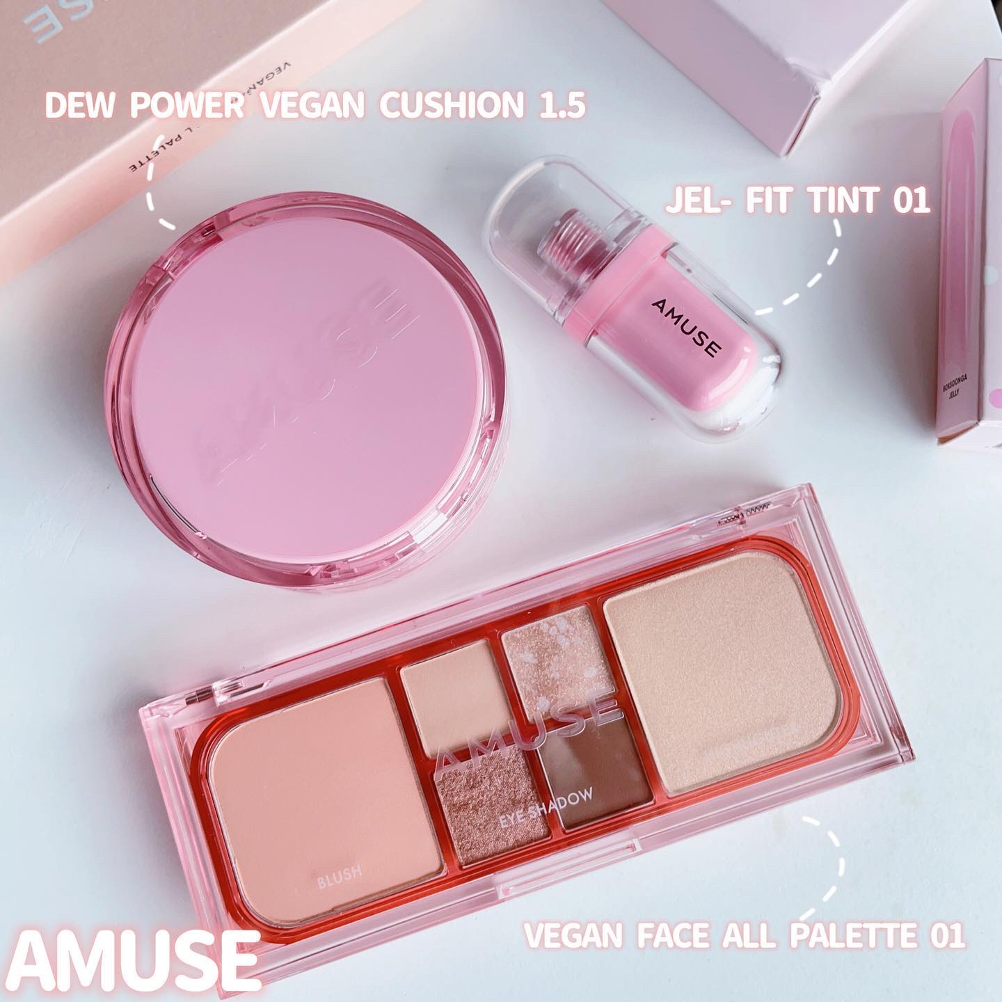 ヴィーガンフェイスオールパレット/AMUSE/アイシャドウパレットを使ったクチコミ（2枚目）