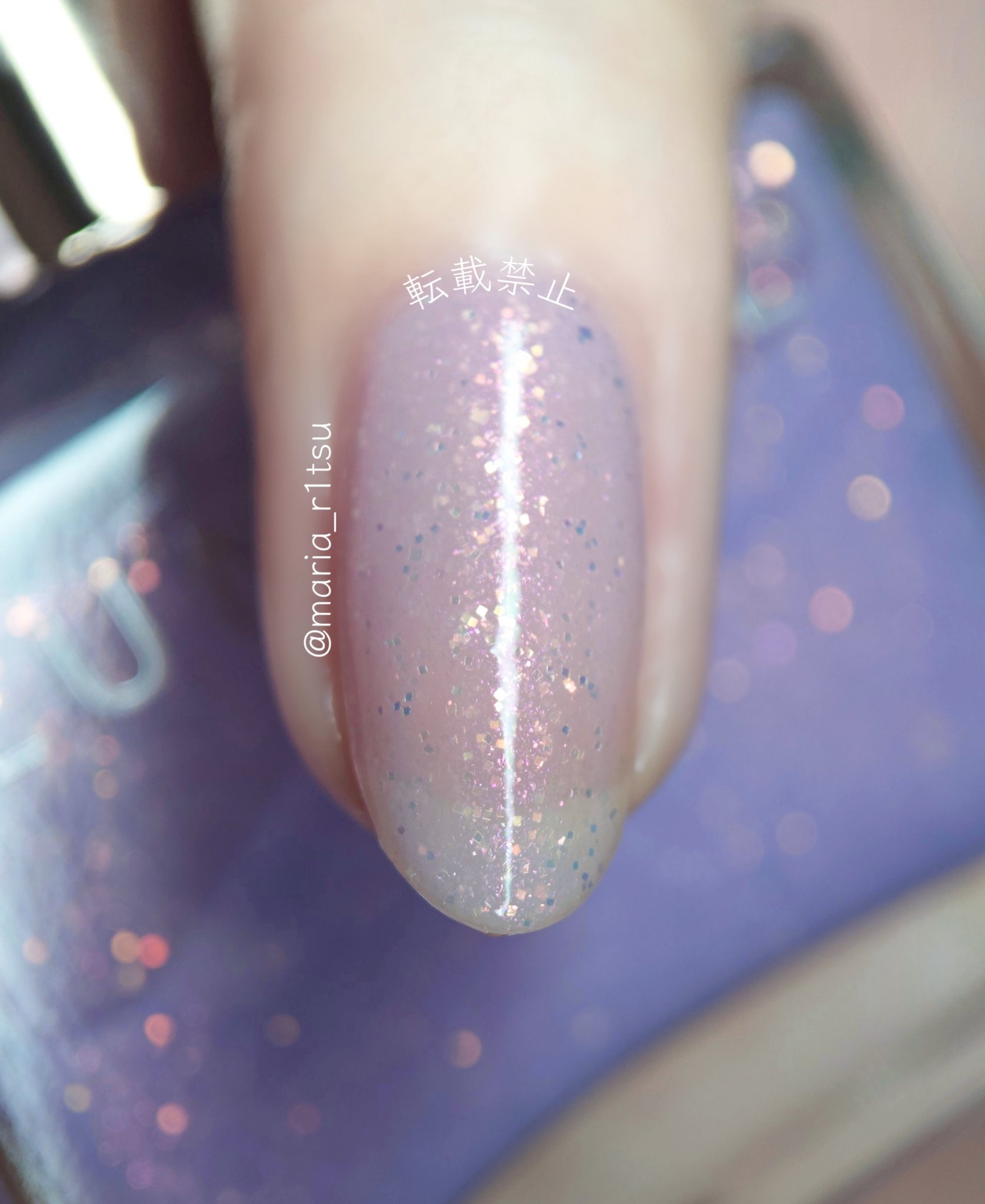 ルナソル ネイルポリッシュ EX46 Lilac Prism/LUNASOL/マニキュアを使ったクチコミ（3枚目）