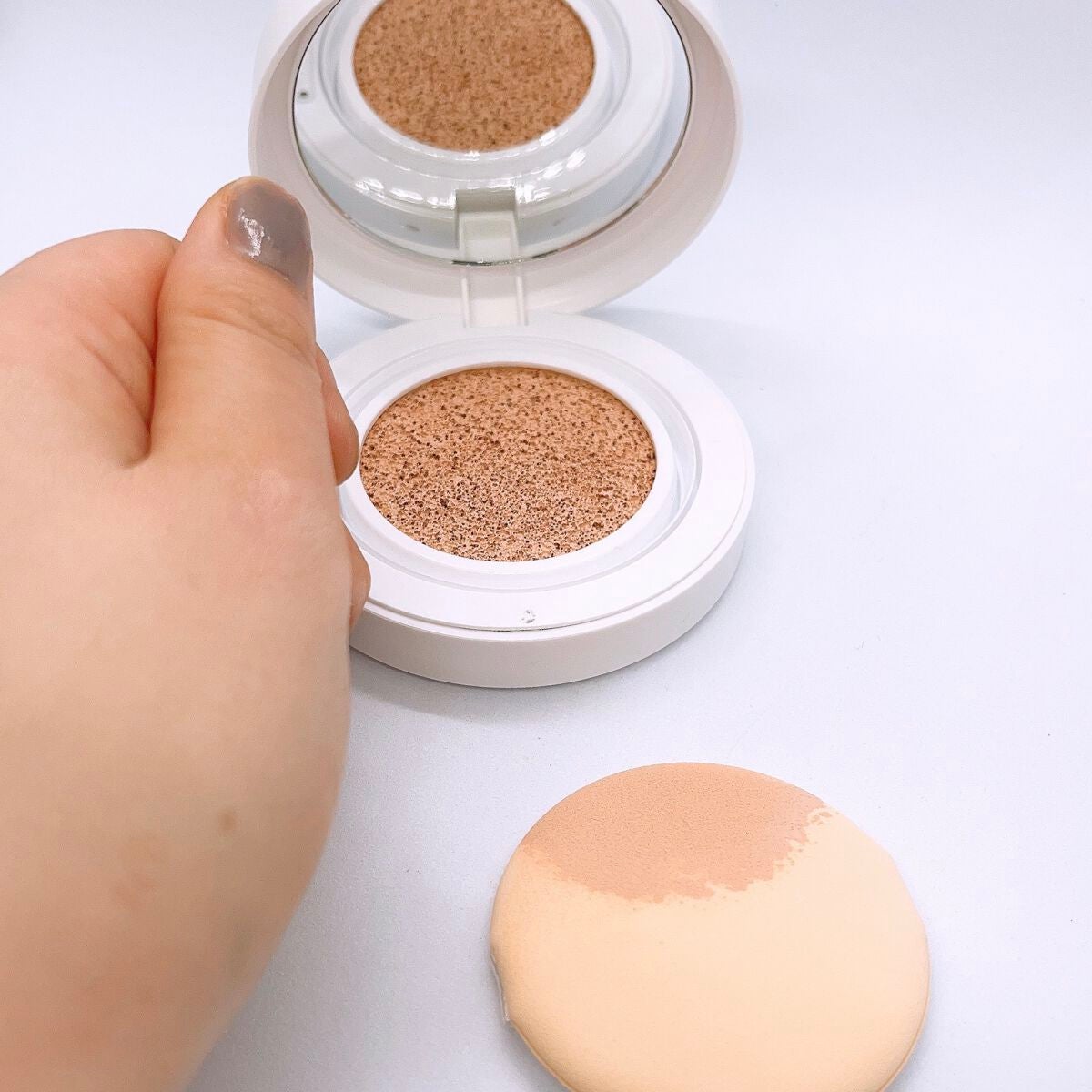 ミネラルトーンアップクッションBB /ONLY MINERALS/クッションファンデーションを使ったクチコミ(5枚目)