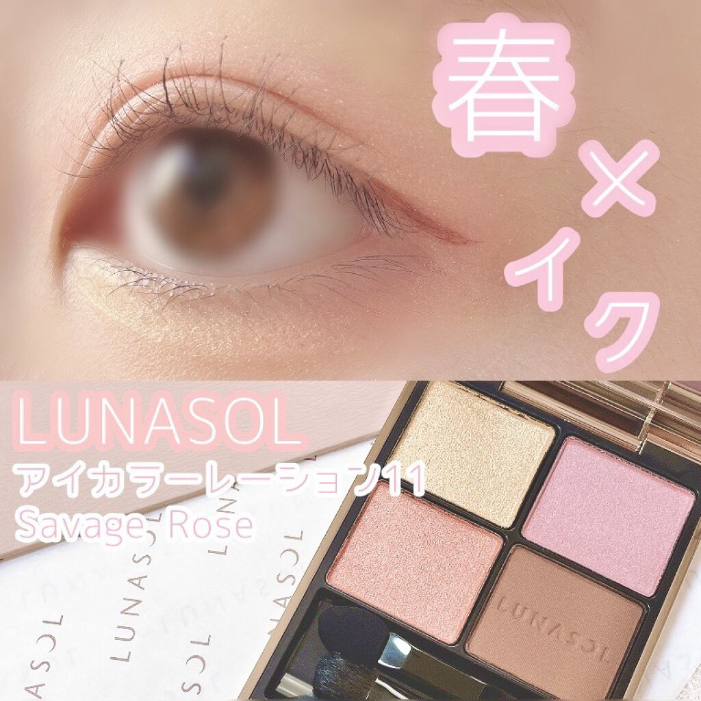 アイカラーレーション/LUNASOL/アイシャドウパレットを使ったクチコミ（1枚目）