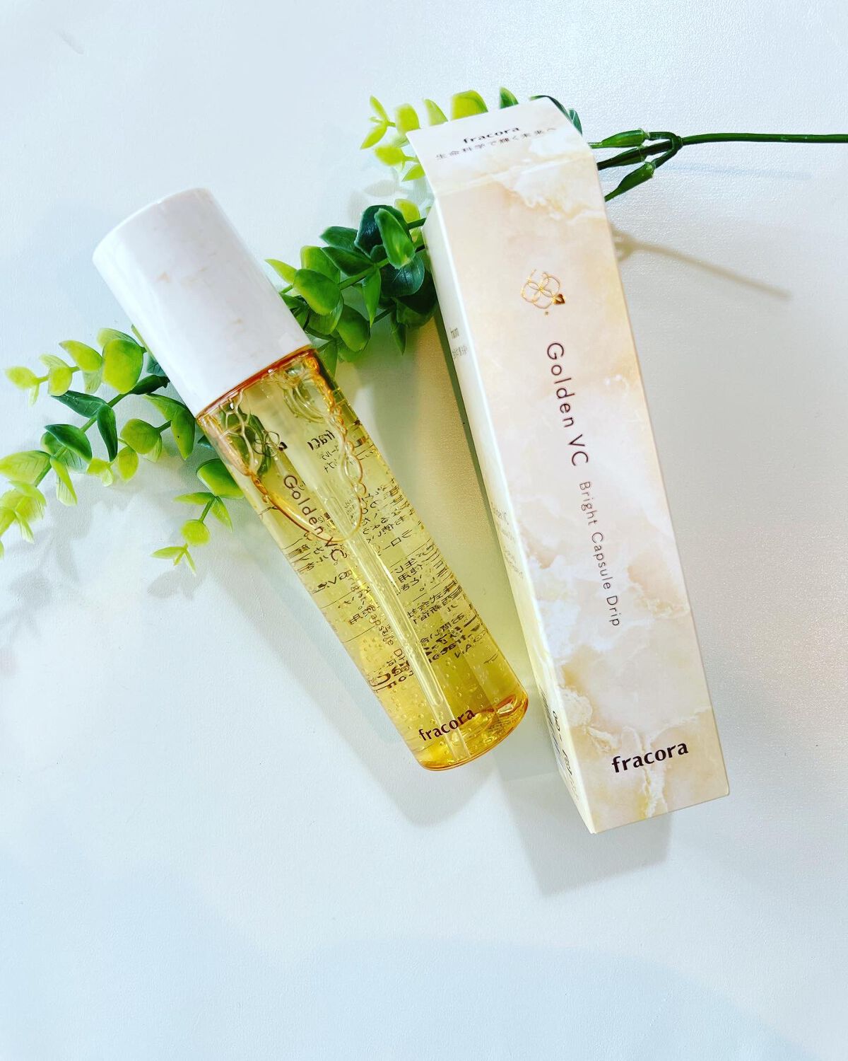 ゴールデンVC ブライト カプセルドリップ/fracora/化粧水を使ったクチコミ(2枚目)