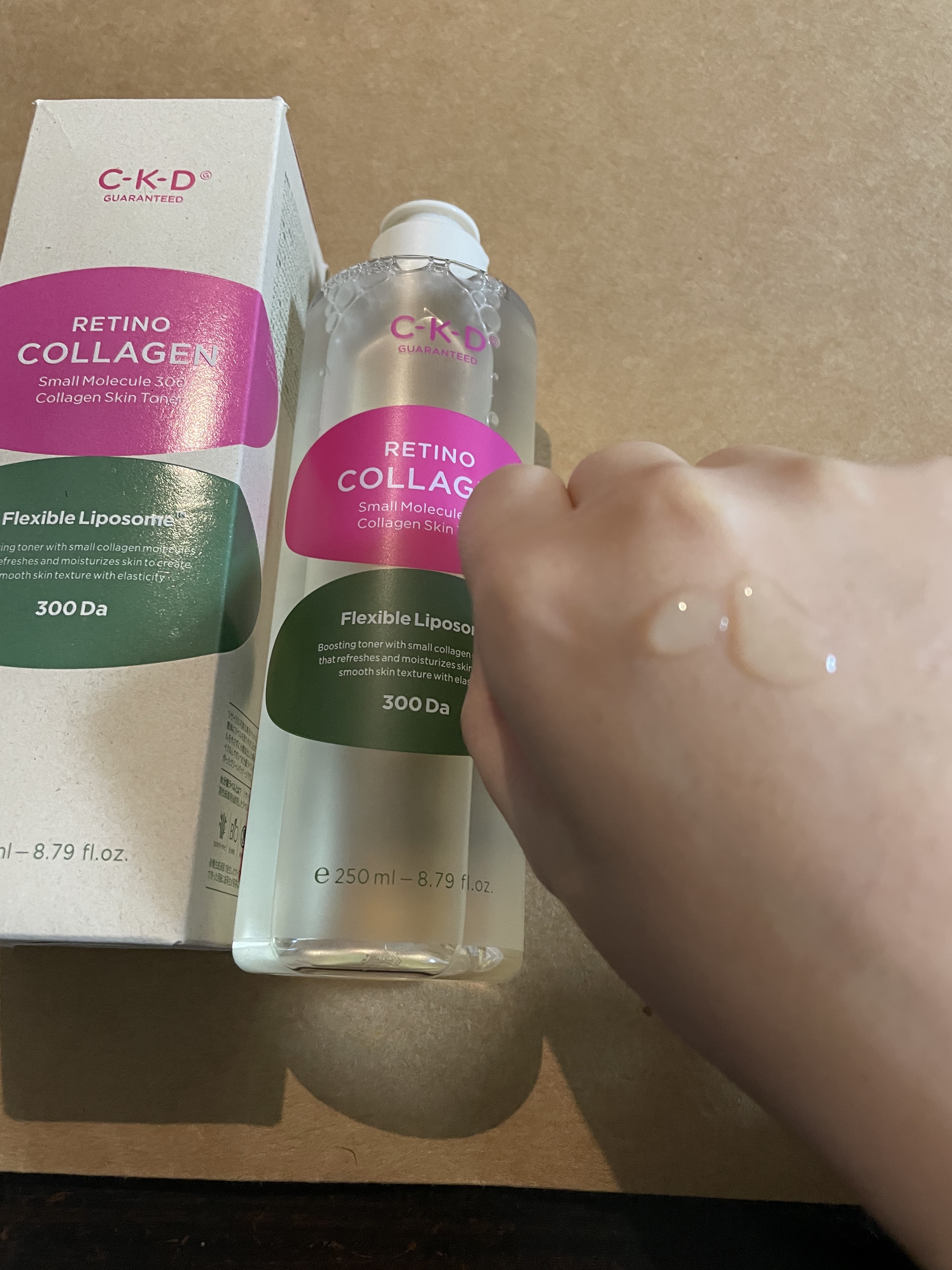 レチノコラーゲン低分子300トナー/CKD/化粧水を使ったクチコミ（1枚目）